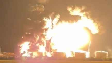 В Ростовской области России вспыхнул пожар на ещё одной нефтебазе после взрыва
