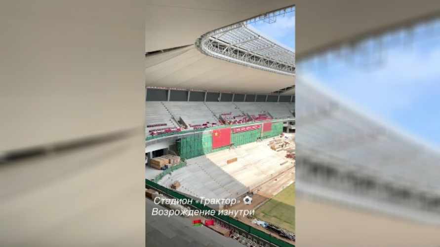 "Кто будет играть?" - В TikTok показали изнутри строящийся национальный футбольный стадион в Минске
