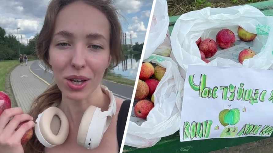 "Я бы не рискнула" - Минчанка показала, где можно взять бесплатные яблоки, но комментаторы засомневались