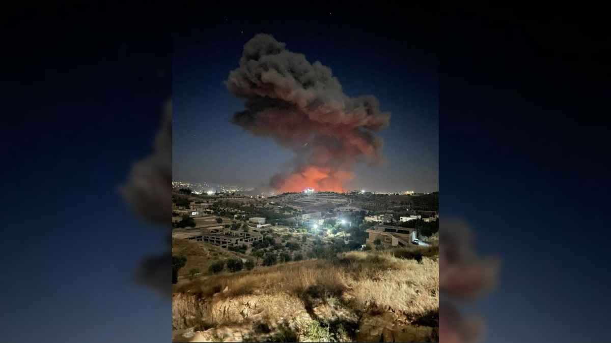 Израиль нанес массированные удары по Ливану