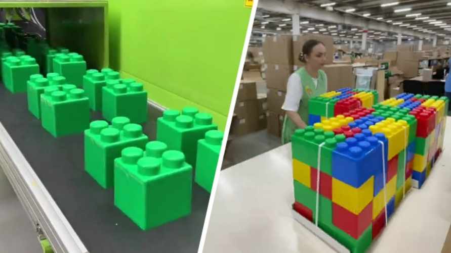 "Дом крепче, чем из пеноблоков получится" — Белорусская фабрика игрушек показала создание самого большого конструктора. Цена понравилась не всем