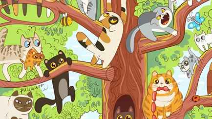 Эта головоломка с котятами проверит вашу внимательность. Сможете найти лягушку за 7 секунд?