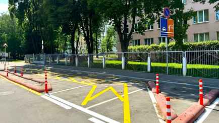 ГАИ показала, как выглядят новые пикап-зоны и разметка возле школ Минска
