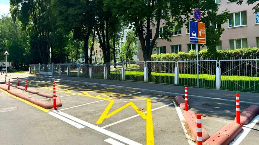 ГАИ показала, как выглядят новые пикап-зоны и разметка возле школ Минска