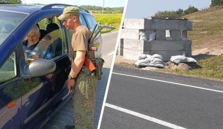 На дорогах Гродненщины установили блок-посты с «противодронными сетками»