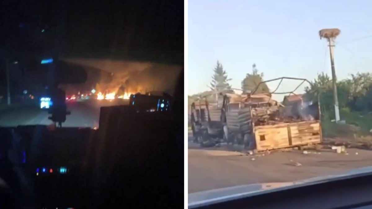 "Один из самых кровавых ударов" — ВСУ сожгли российскую военную колонну в Курской области