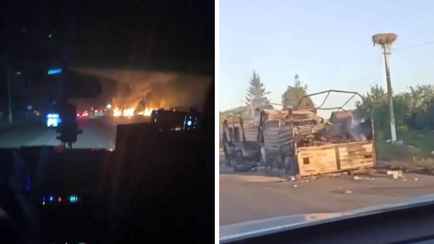 «Один из самых кровавых ударов» — ВСУ сожгли российскую военную колонну в Курской области