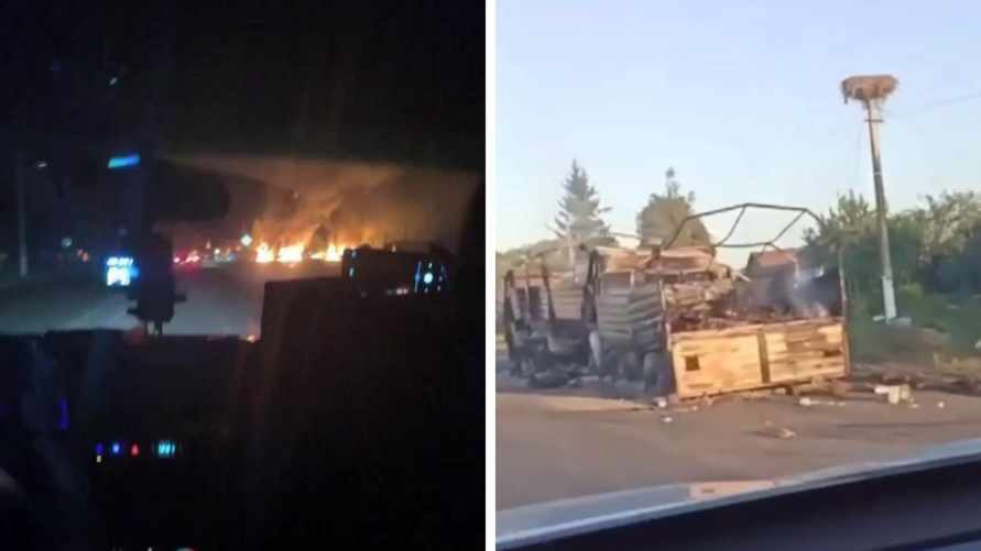 "Один из самых кровавых ударов" — ВСУ сожгли российскую военную колонну в Курской области