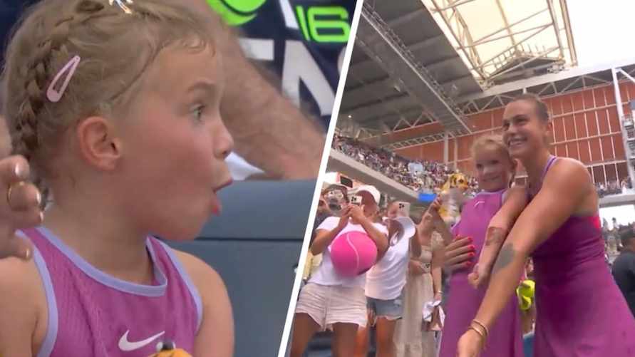 "За гранью очаровательности" - Встреча Соболенко со своей "мини-копией" после матча US Open покорила соцсети