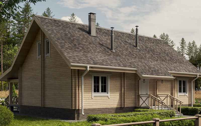 Домокомплект № 1 за 70 тыс. рублей / Фото: lesnoidom.by