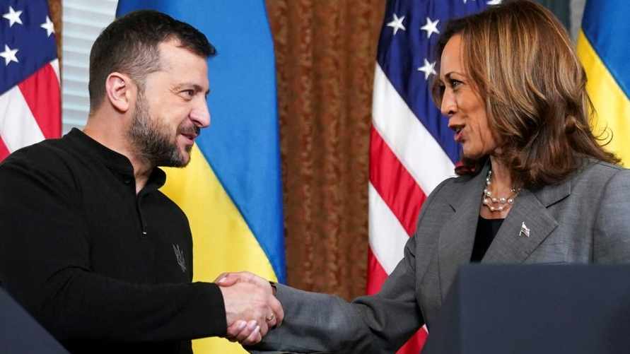 Харрис на встрече с Зеленским назвала предложение Трампа о перемирии с Россией "опасным и неприемлемым"