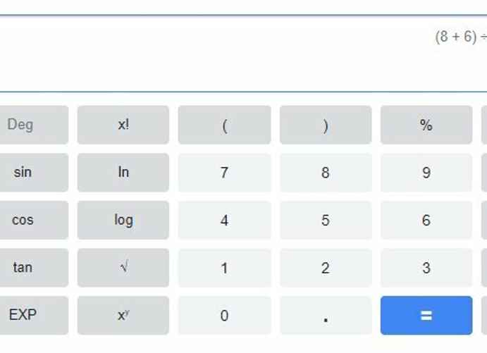 Калькулятор Google
