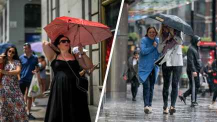 Когда в Беларуси спадёт жара и придут дожди? Синоптики предупредили о фронтальном разделе из Польши