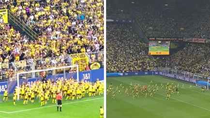 Футболисты Боруссии сыграли сразу против 100 соперников на поле. Это как?