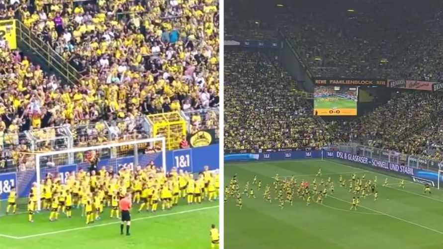 Футболисты Боруссии сыграли сразу против 100 соперников на поле. Это как?