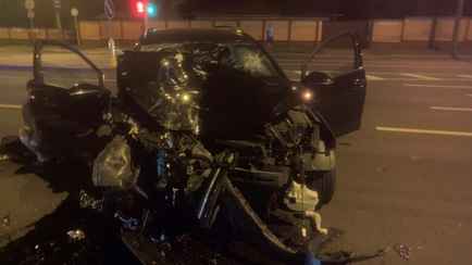 В Минске Volkswagen влетел в автобус – пострадала 16-летняя пассажирка