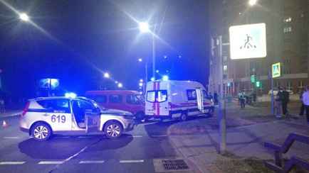 В Могилёве микроавтобус насмерть сбил мотоциклиста. Водитель сбежал с места ДТП