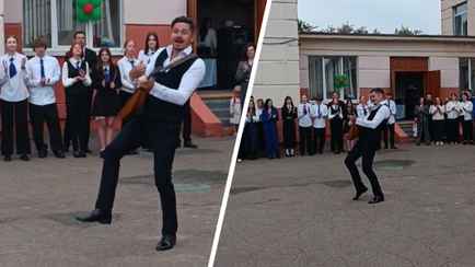 «Представьте, что он вытворяет на уроках» — Белорусский учитель поразил TikTok, сыграв Despacito на балалайке