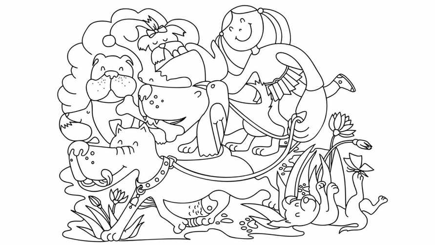 Сколько собак на этой картинке? Лишь единицы смогут найти всех с первого раза