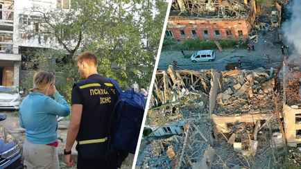 Больницы, гостиница и полсотни жилых домов. Украина подверглась массированной атаке крылатых ракет и беспилотников