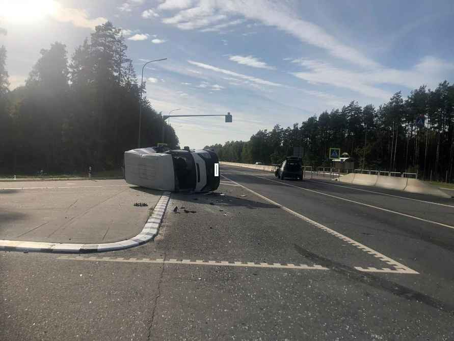 На Гродненщине маршрутка столкнулась с паркетником – пять человек в больнице