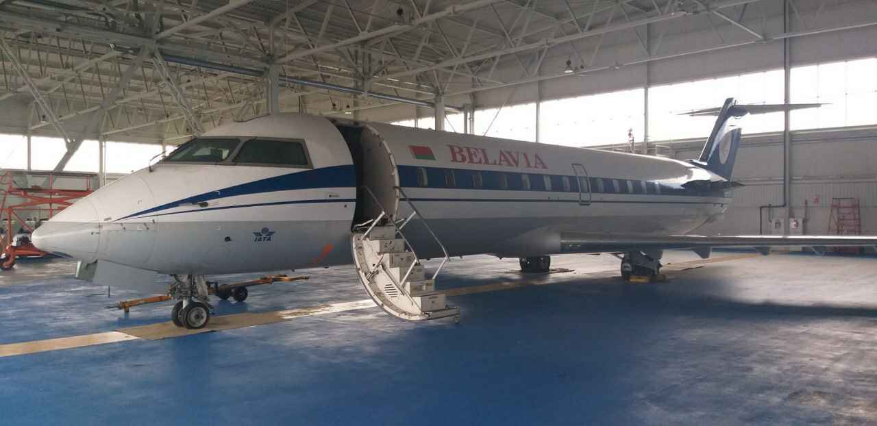 Belavia выставила на продажу свой последний канадский самолёт Bombardier