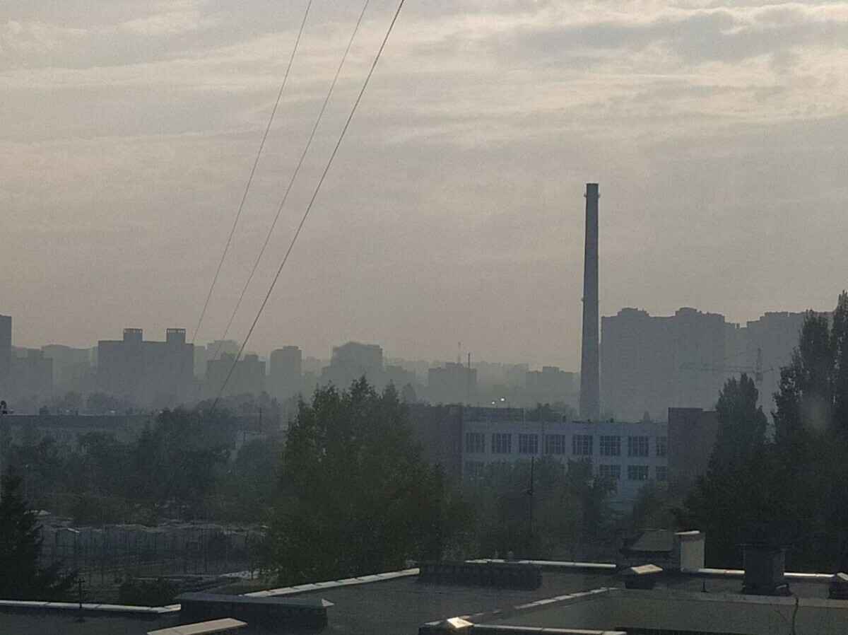 Смог в северных районах Киева