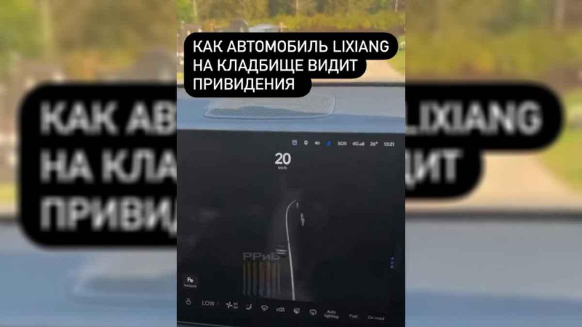 "Хоп, появился человечек" - Россиянин показал, как камера китайского авто нашла на кладбище "оживших мертвецов"