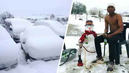 «Экстремальный случай» — На Южную Африку обрушился снегопад