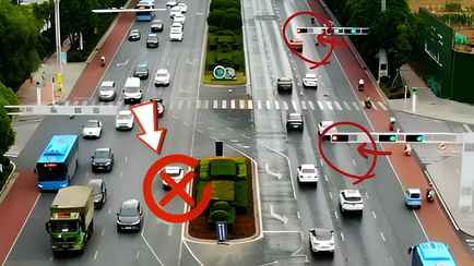 «Гений разметки» — Этот перекресток к Китае поставил в тупик водителей со всего мира. Хотите такие в Беларуси?