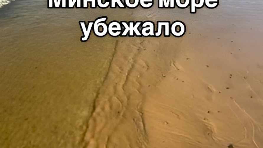 "Море убежало" — Белоруска показала, что случилось с пляжем под Минском из-за ремонта дамбы