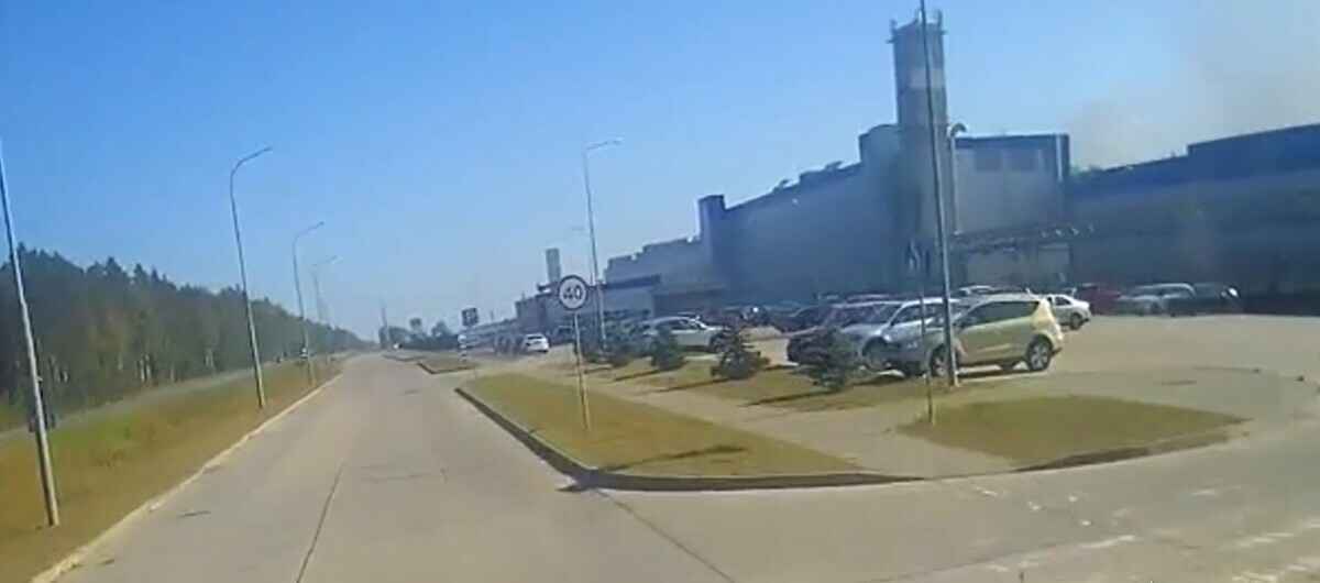 На "Белджи" под Борисовом произошел пожар
