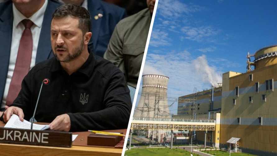 "Использовала китайские спутники" - Зеленский обвинил Россию в подготовке атак на 3 украинские АЭС