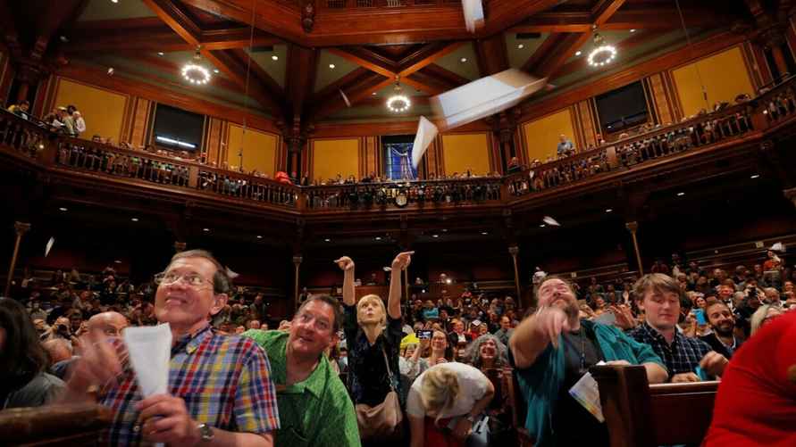 На церемонии вручения Шнобелевки