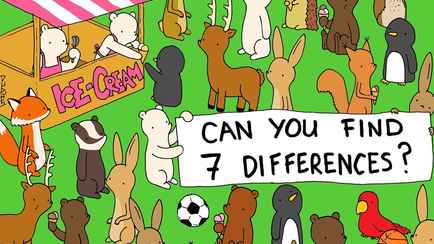 Хотите почувствовать себя гением? Не все могут найти 7 отличий между картинками