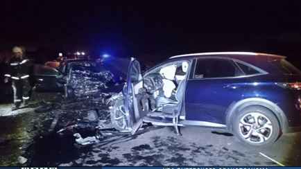 В Глубокском районе 2 авто столкнулись лоб в лоб — погибла семья