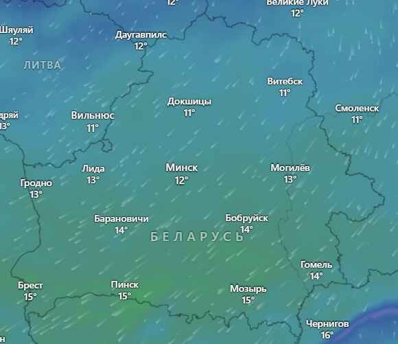 Скриншот: Windy.com