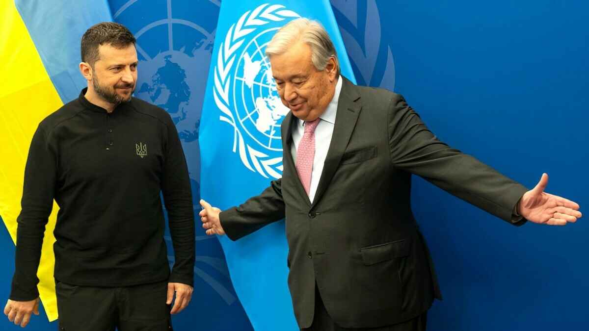 Зеленский отказал генсеку ООН в визите в Киев из-за участия в саммите БРИКС