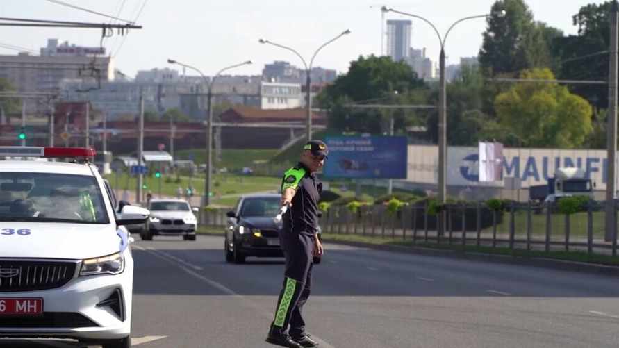 Скриншот видео УГАИ ГУВД Мингорисполкома