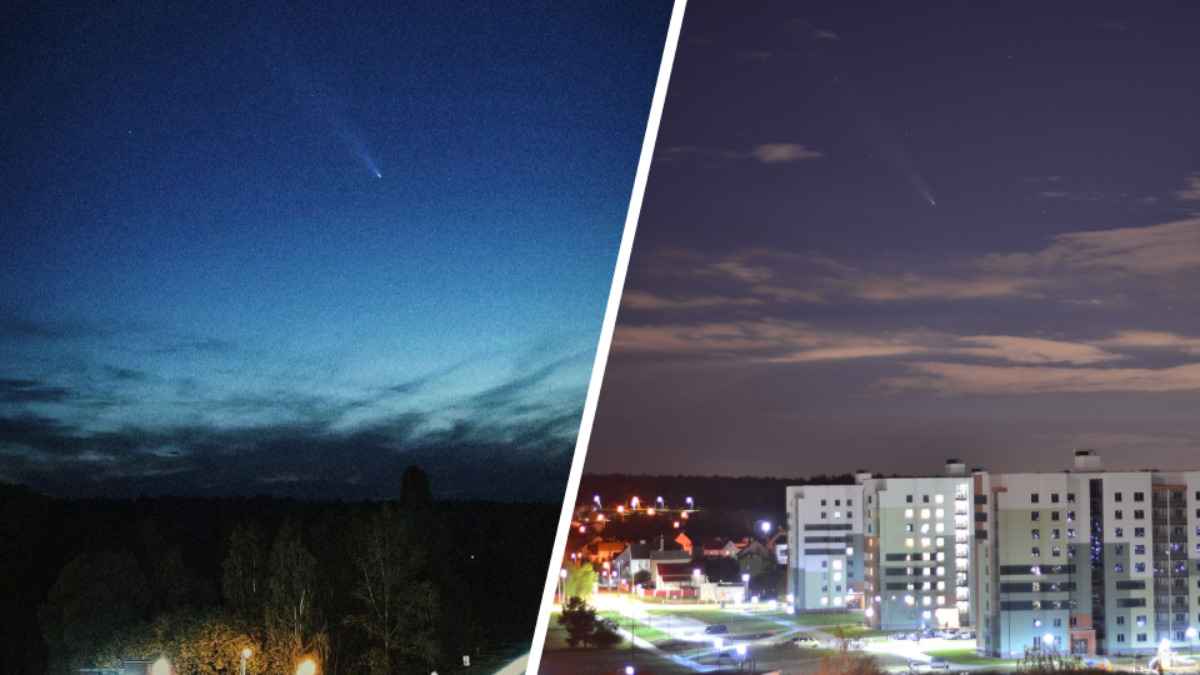 Белорусы поделились фото "кометы века" Цзыцзиньшань-ATLAS. Как долго ещё можно наблюдать?