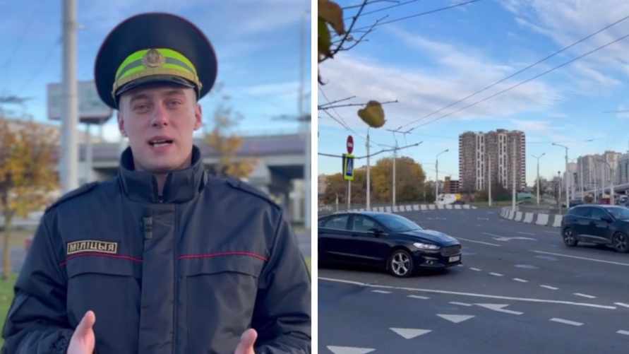 Штраф до 200 руб. В ГАИ Минска ответили на вечный вопрос, когда включать поворотники на кольце