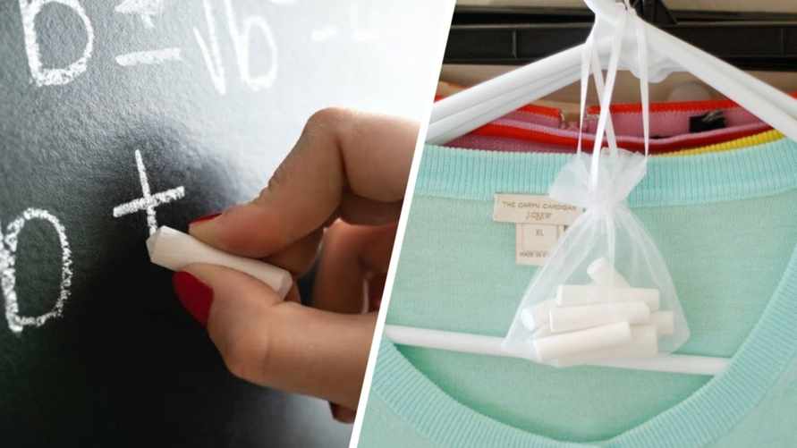 9 причин, почему школьный мел всегда должен быть дома. Зачем класть его в шкаф и у окна?