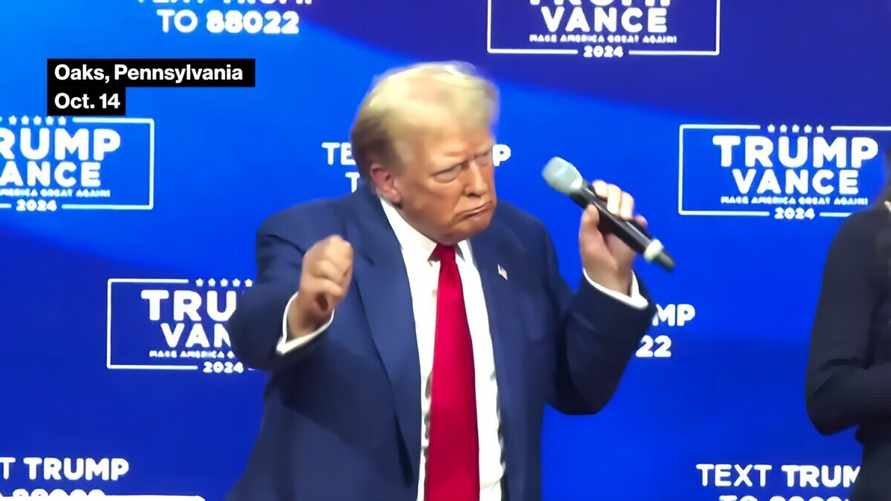 Трамп устроил 40-минутные танцы после того, как двое американцев потеряли сознание