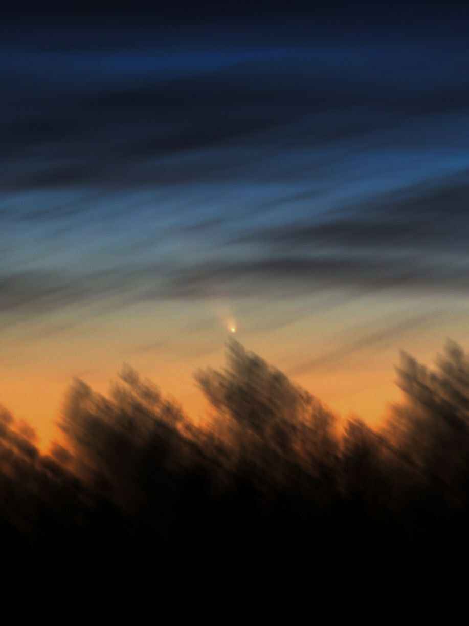 Белорусы поделились фото кометы века Цзыцзиньшань-ATLAS. Как долго ещё можно наблюдать?