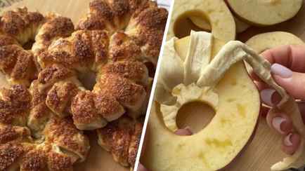 Как приготовить яблочные слойки за 30 минут? Этот рецепт «ленивой» выпечки собрал почти 4 млн просмотров в TikTok