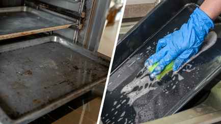 Больше никакой дорогой химии. Нашли 4 способа очистить противни от жира и нагара тем, что есть на кухне