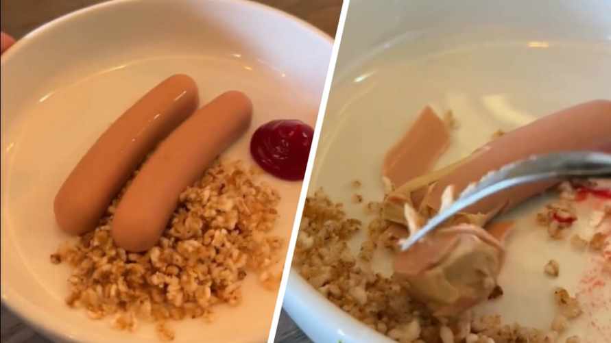 В одном из минских ресторанов начали продавать "сосиски", внутри которых - творог. Это как?