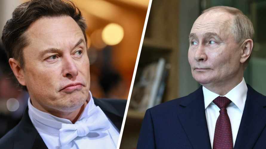 «Неявные угрозы» и «личные вопросы». WSJ рассказала о «тайных переговорах» Илона Маска с Путиным