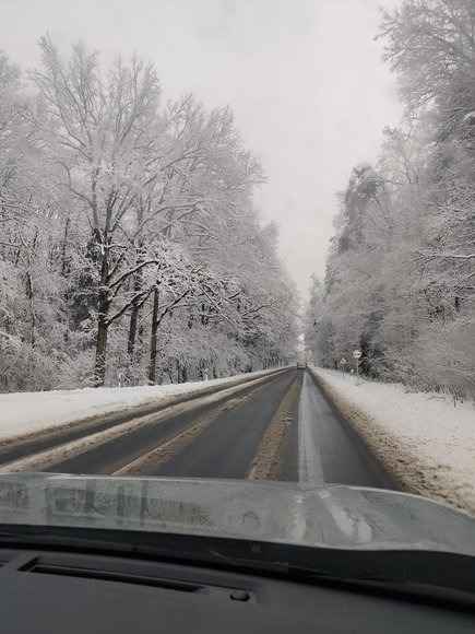 Литву за ночь накрыло снегом. Где сверкали зимние молнии?