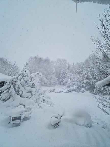 Литву за ночь накрыло снегом. Где сверкали зимние молнии?